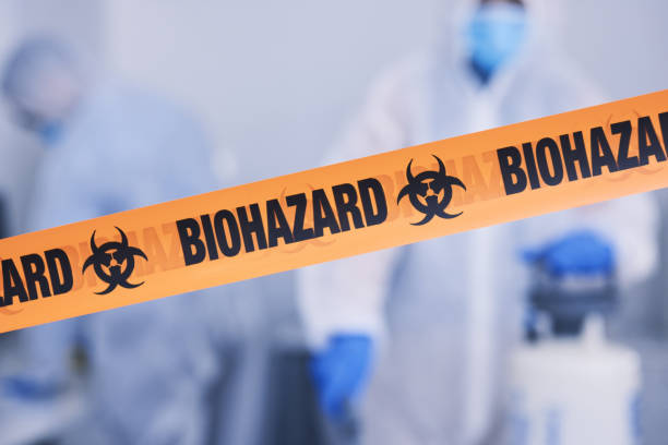 Professional Blood Cleanup technician working in Orchard, CO